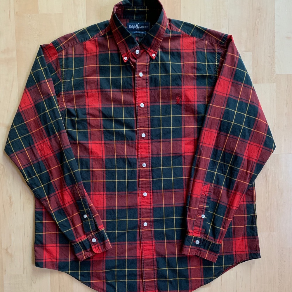 Polo Ralph Lauren Long Sleeve Plaid Button Up